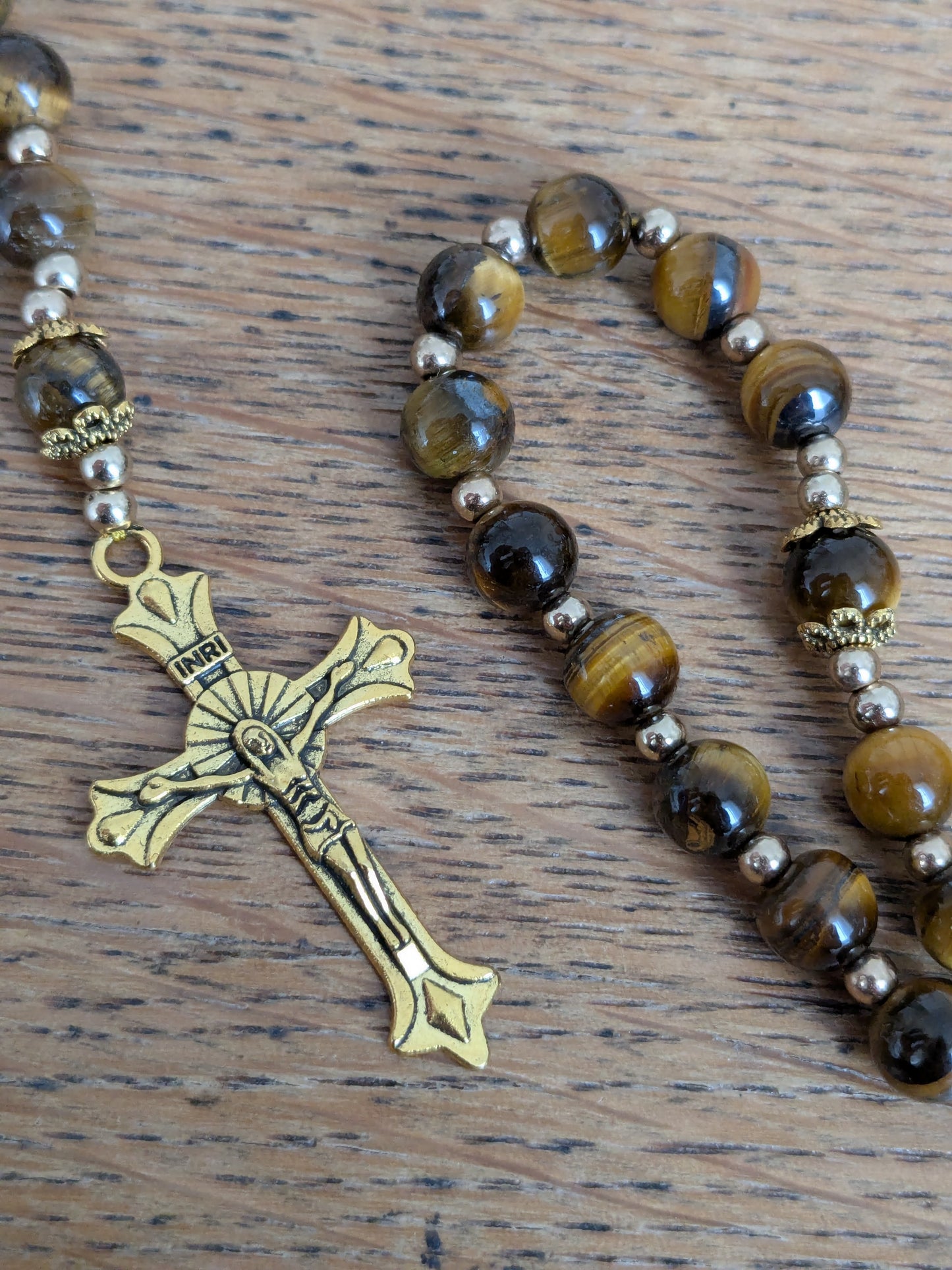 Petit chapelet en Oeil de Tigre