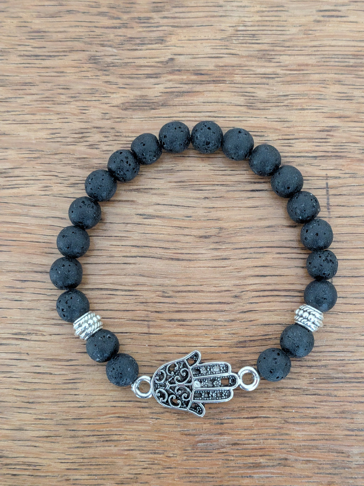 Bracelet Juif en Pierre de Lave