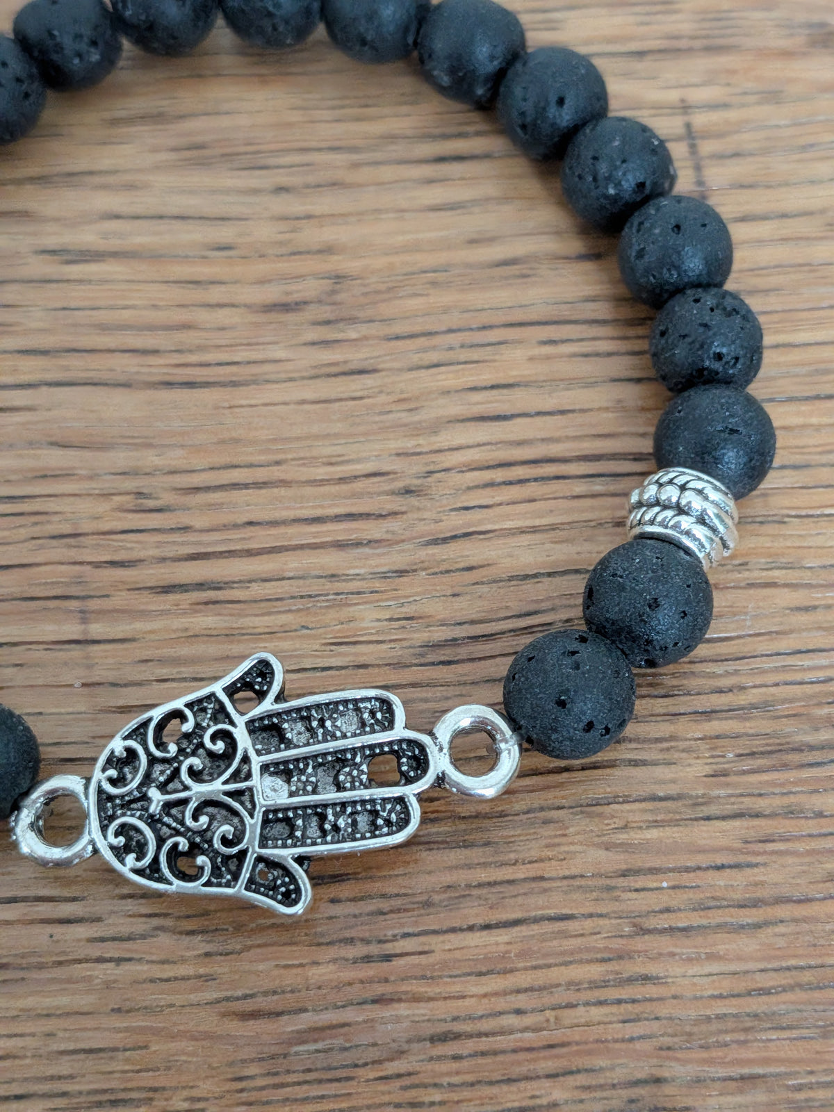 Bracelet Juif en Pierre de Lave