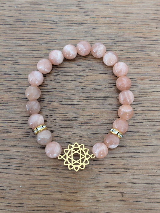 Bracelet Juif en Lune orange
