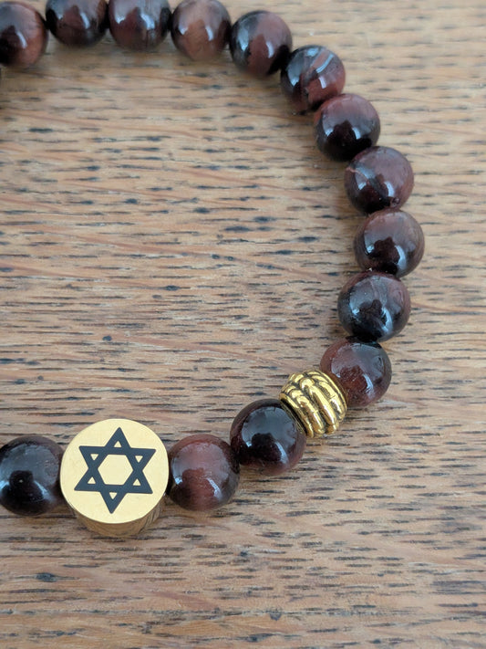 Bracelet Juif en Oeil de taureau