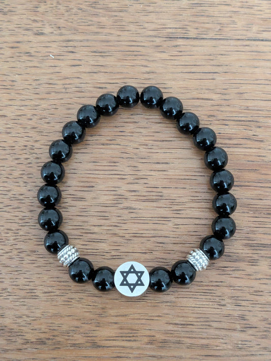 Bracelet Juif en Onyx