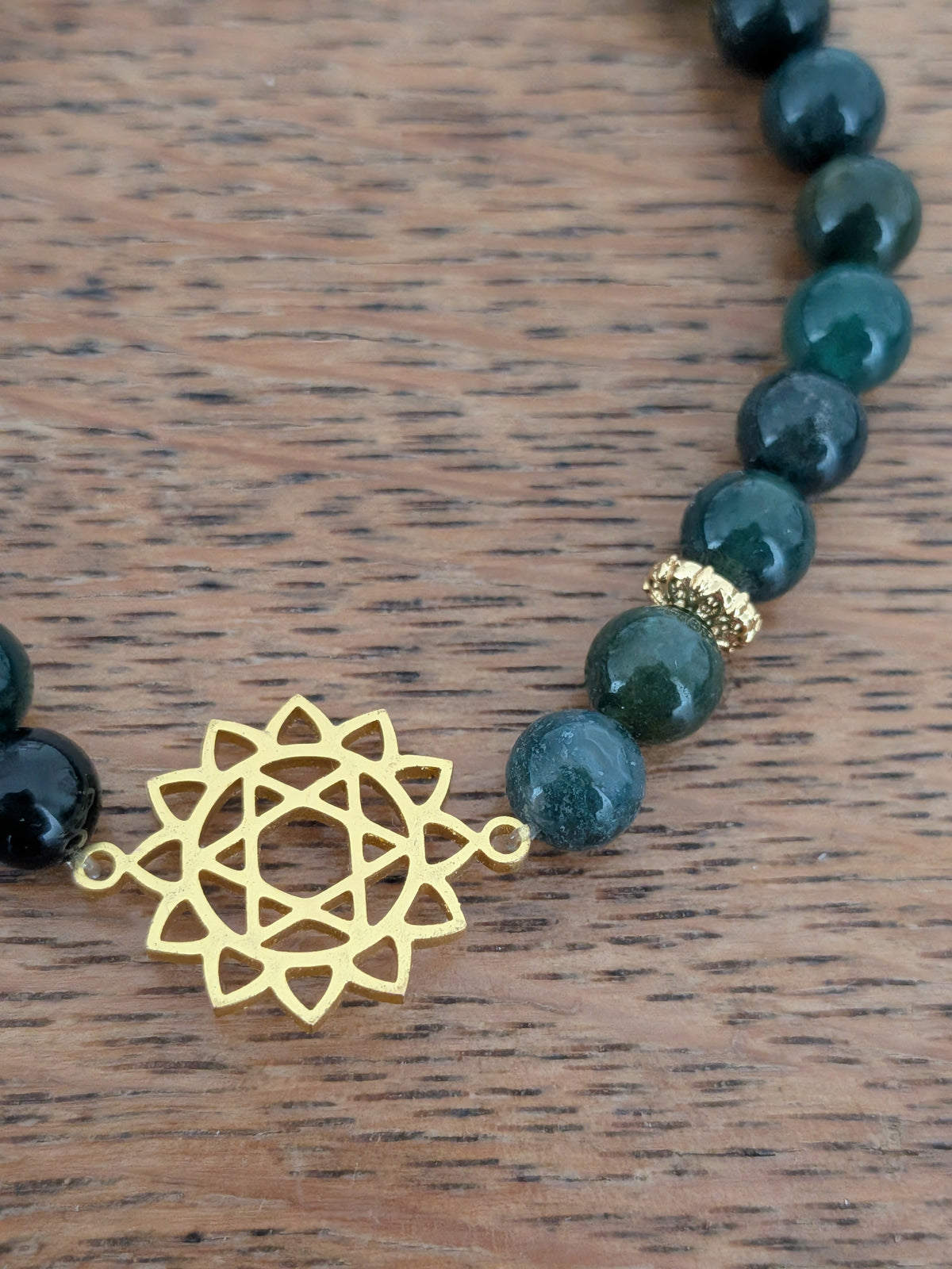 Bracelet Juif en Agate mousse