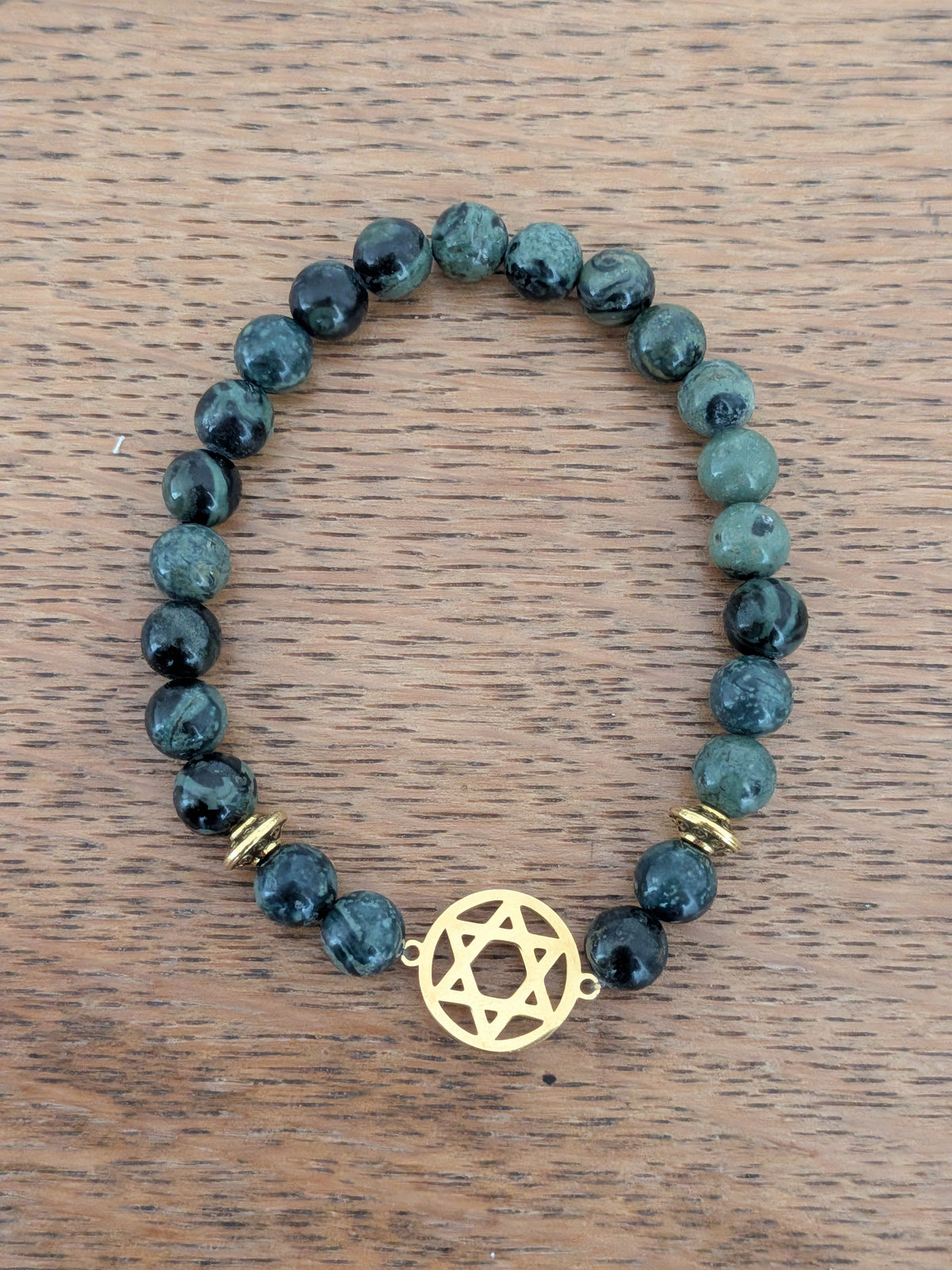 Bracelet Juif en Jaspe kambaba
