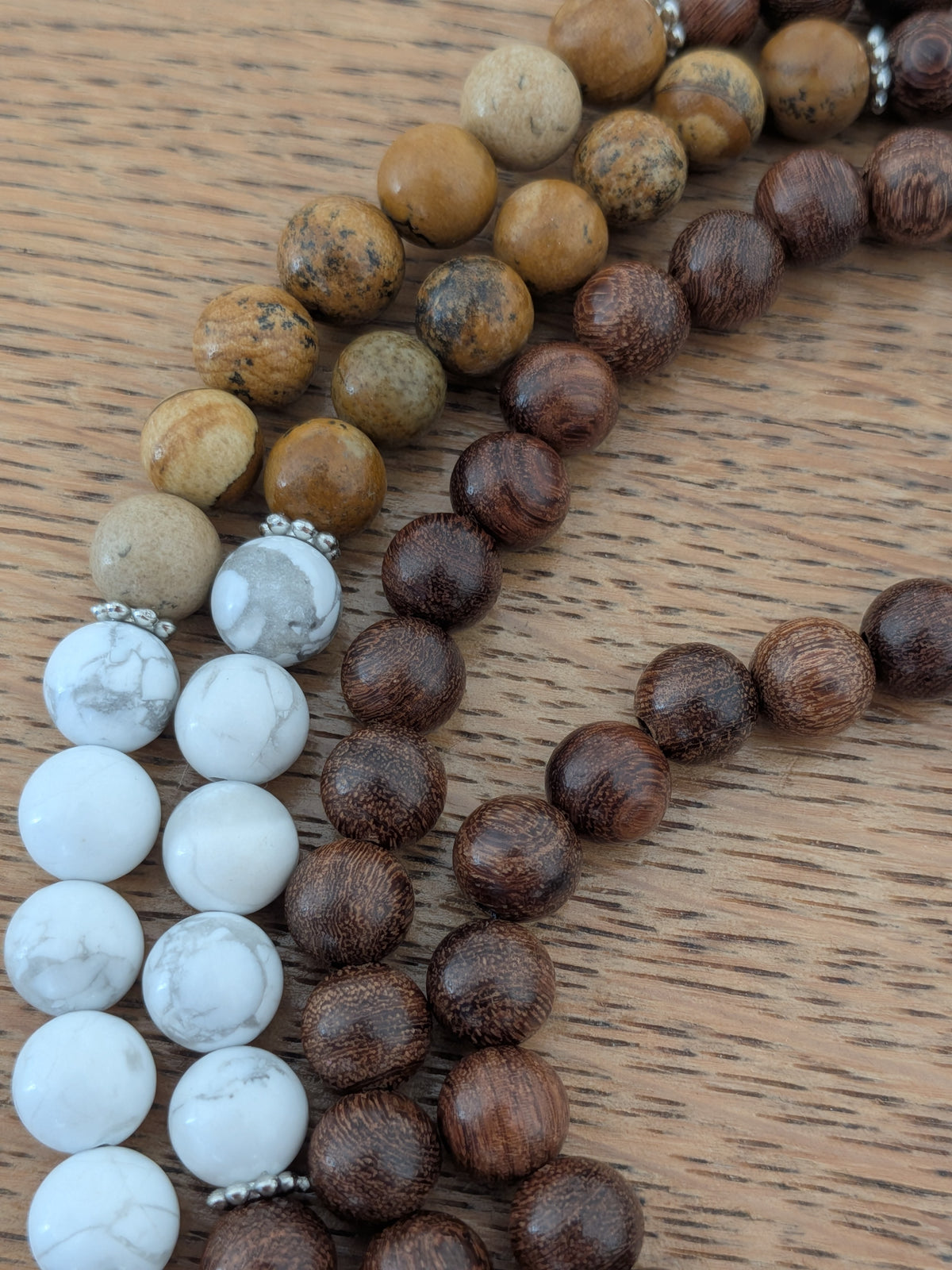 Grand mala en Howlite blanche