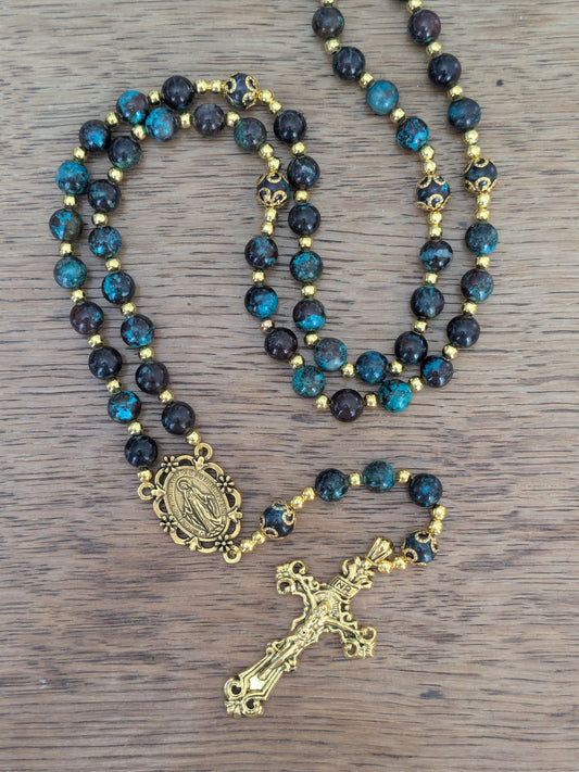 Grand Chapelet en Chrysocolle