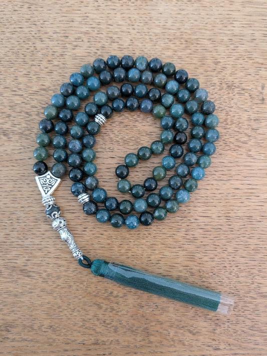 Grand misbaha en Agate Mousse