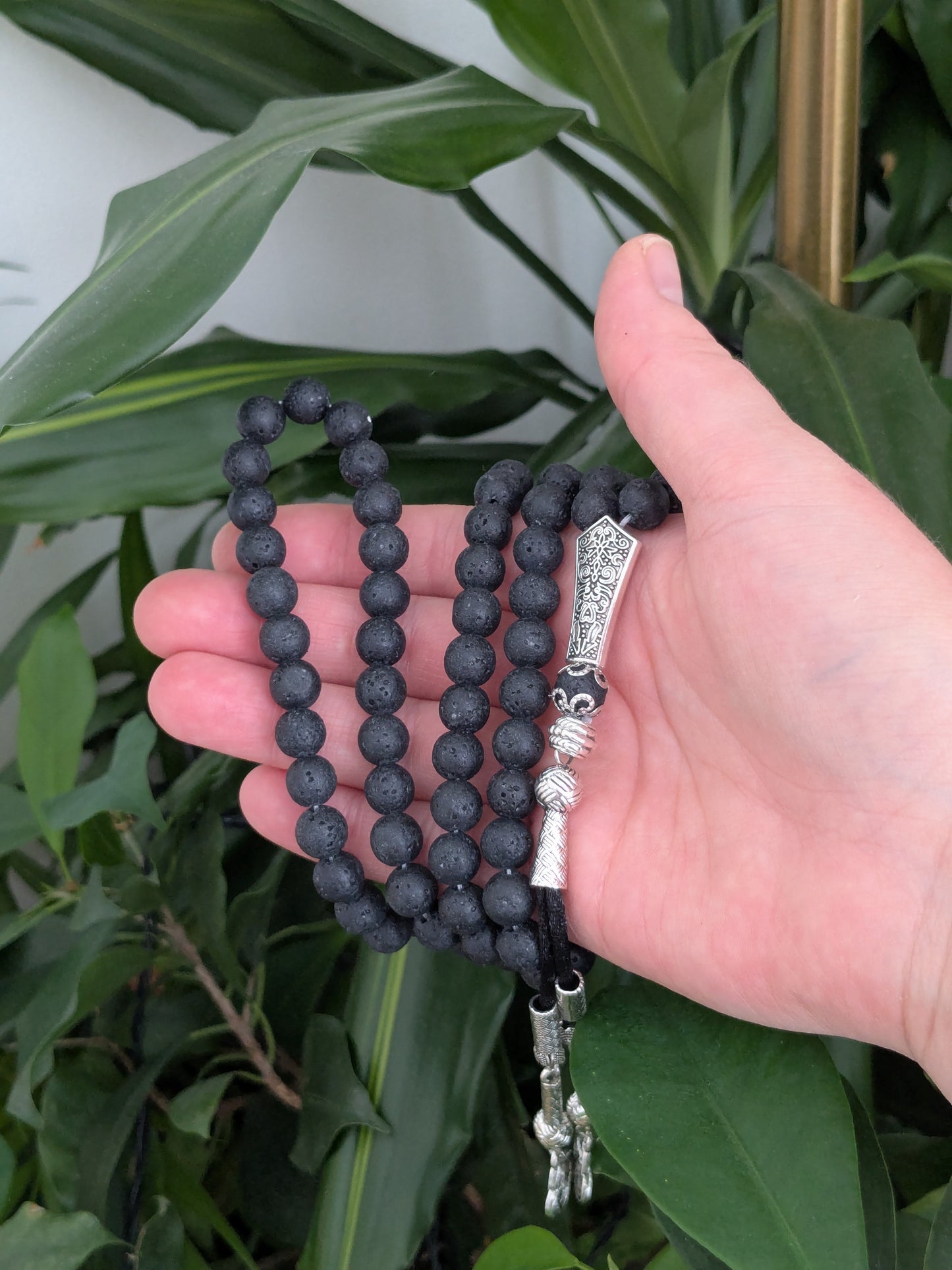 Grand tasbih en Pierre de Lave