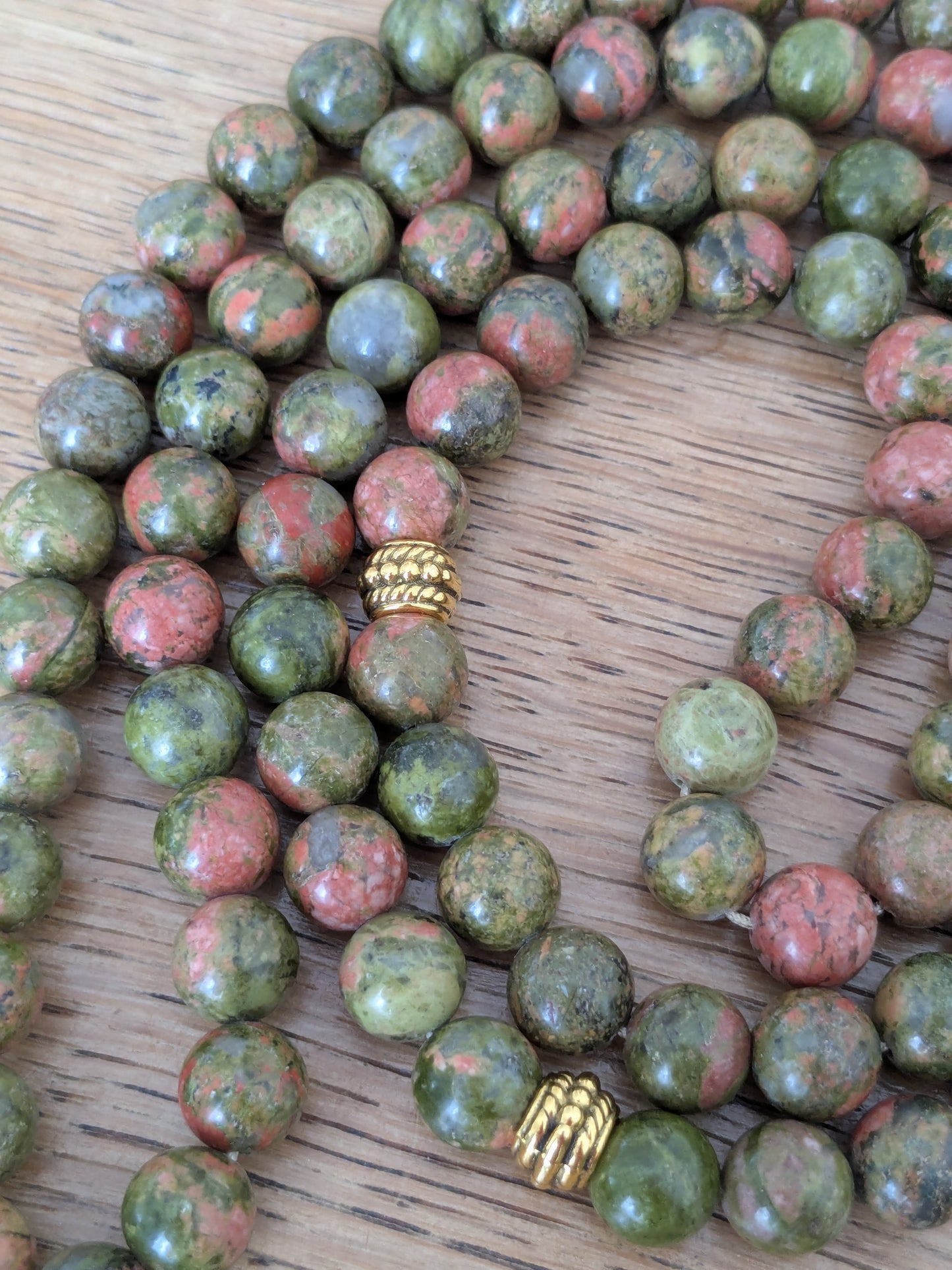 Grand tasbih en Unakite