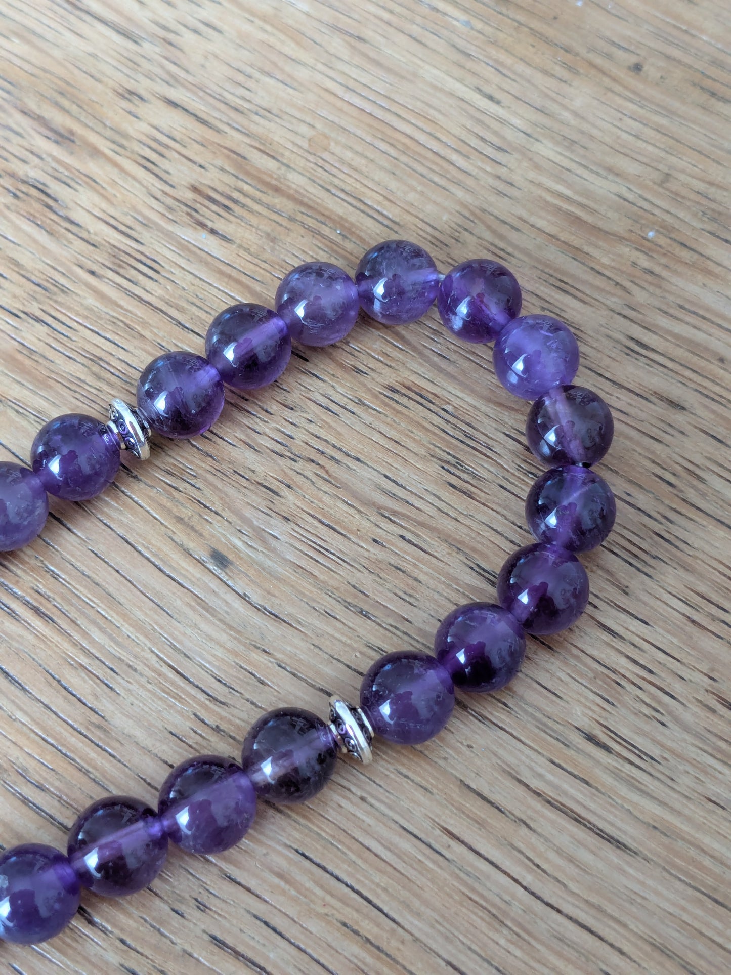 Petit tasbih en Améthyse