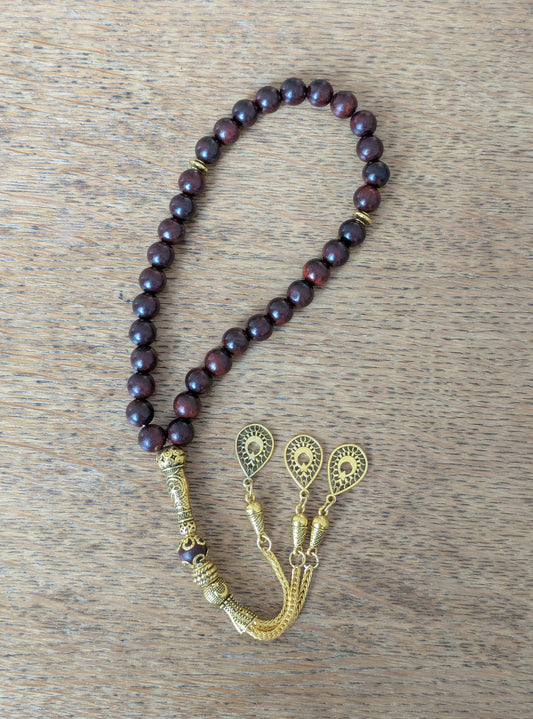 Petit misbaha en Bois rouge