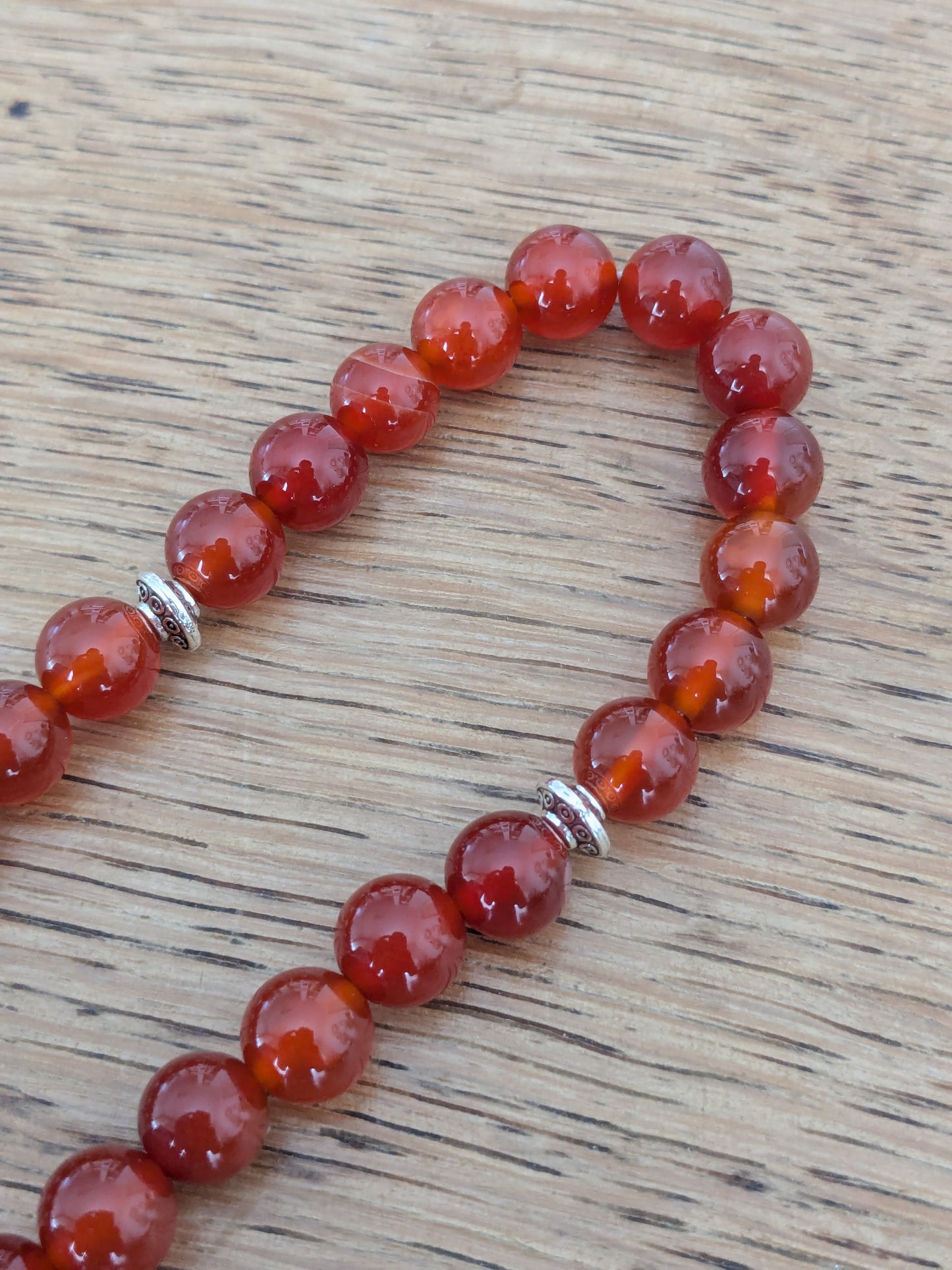 Petit tasbih en Cornaline rouge