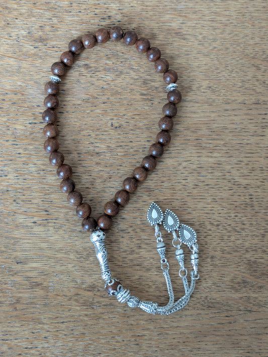 Petit misbaha en Bois clair