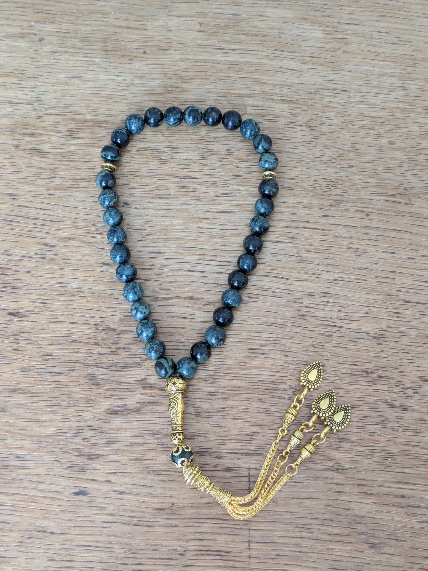 Petit tasbih en Jaspe kambaba