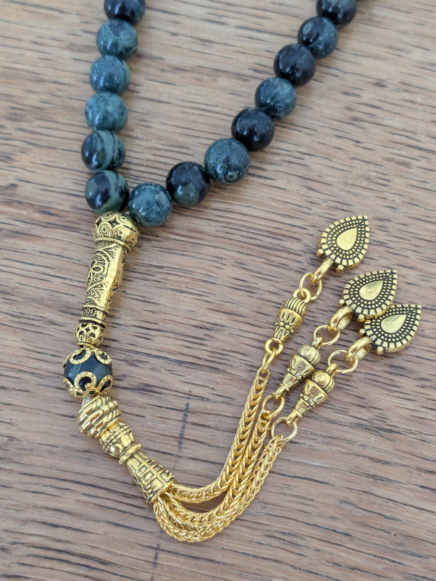Petit tasbih en Jaspe kambaba