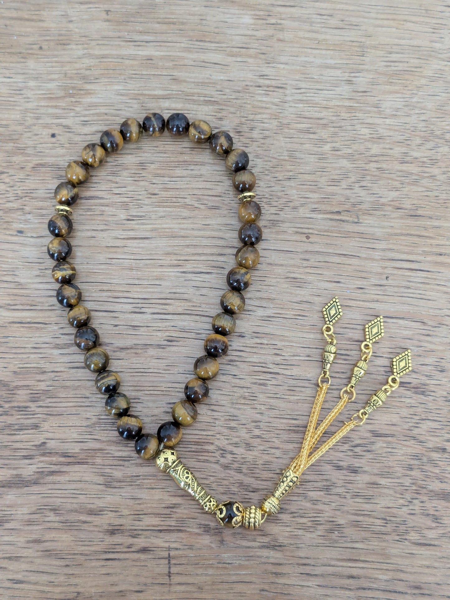 Patit tasbih en Oeil de tigre