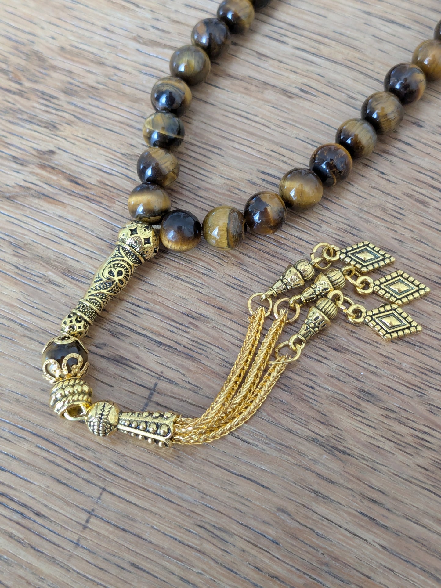 Patit tasbih en Oeil de tigre