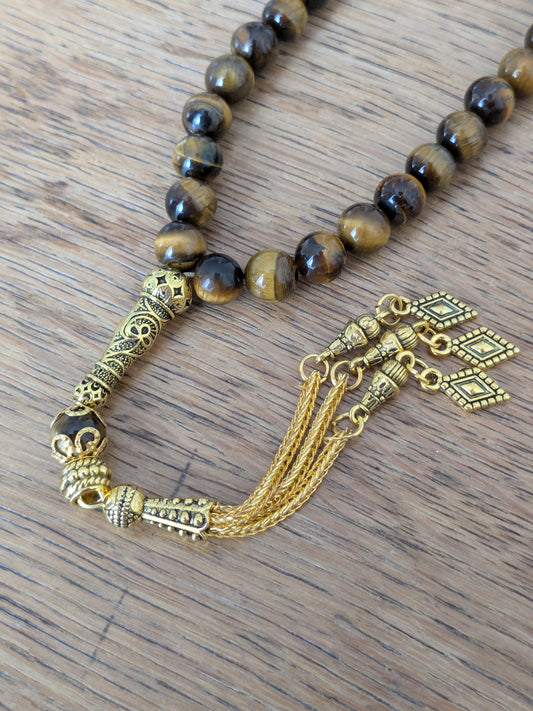 Patit tasbih en Oeil de tigre
