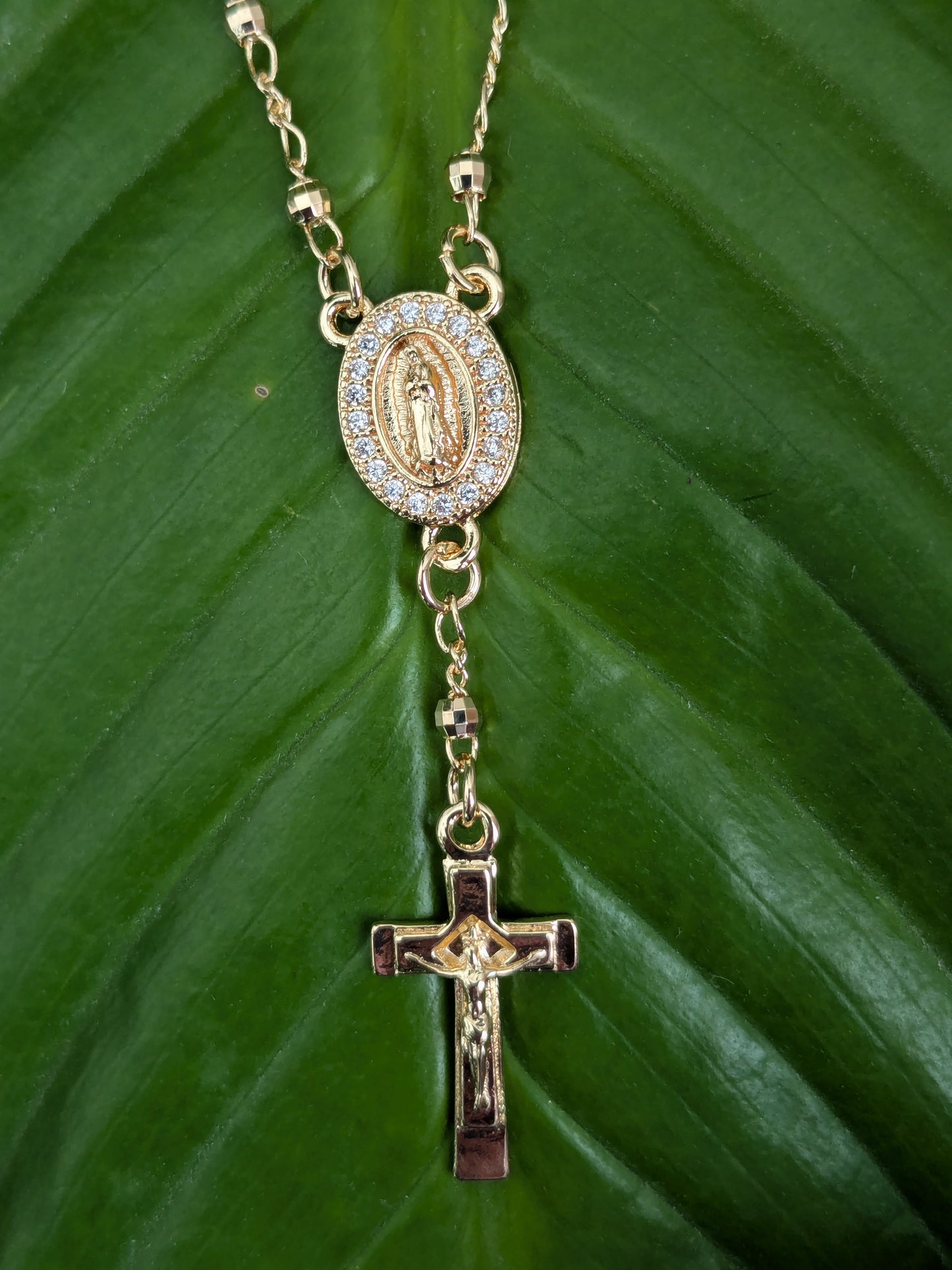 Bracelet Catholique Vierge Marie strass